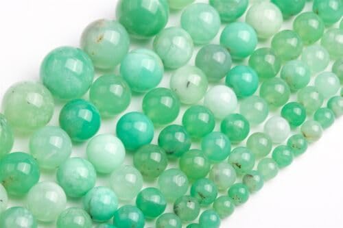 Generic 8-9mm Natural Australian Chrysoprase Grade AAA Round Loose Beads Full Strand Fast Free Supply