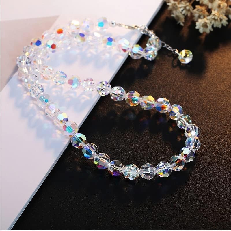 Mixed Shape Beads Set Crystal Beads Faceted Beads Charm Glass Beads Loose Spacer Beads for Jewelry Making DIY (Color : A, Size : 1)