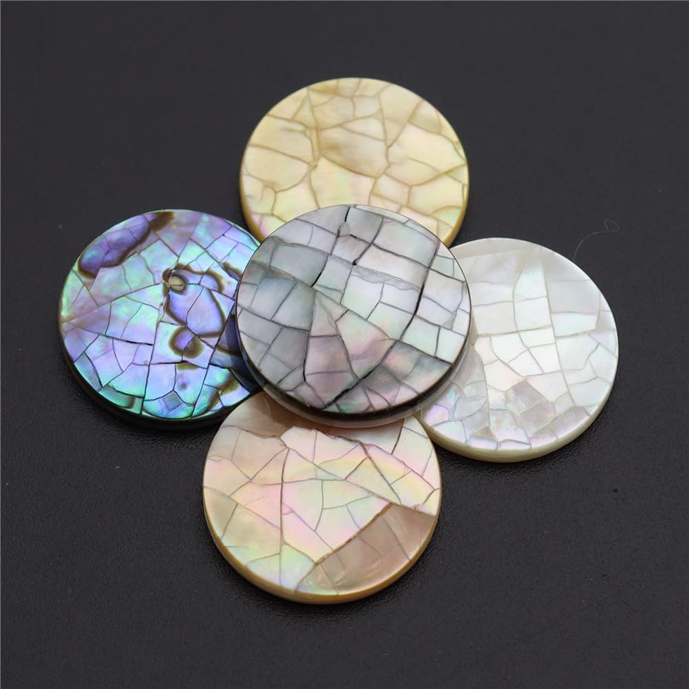 Natural Mop Seawater Shell Beads Disc for Jewelry Making DIY Necklace Earring Bracelet Pendant 16mm style1 100 Pieces