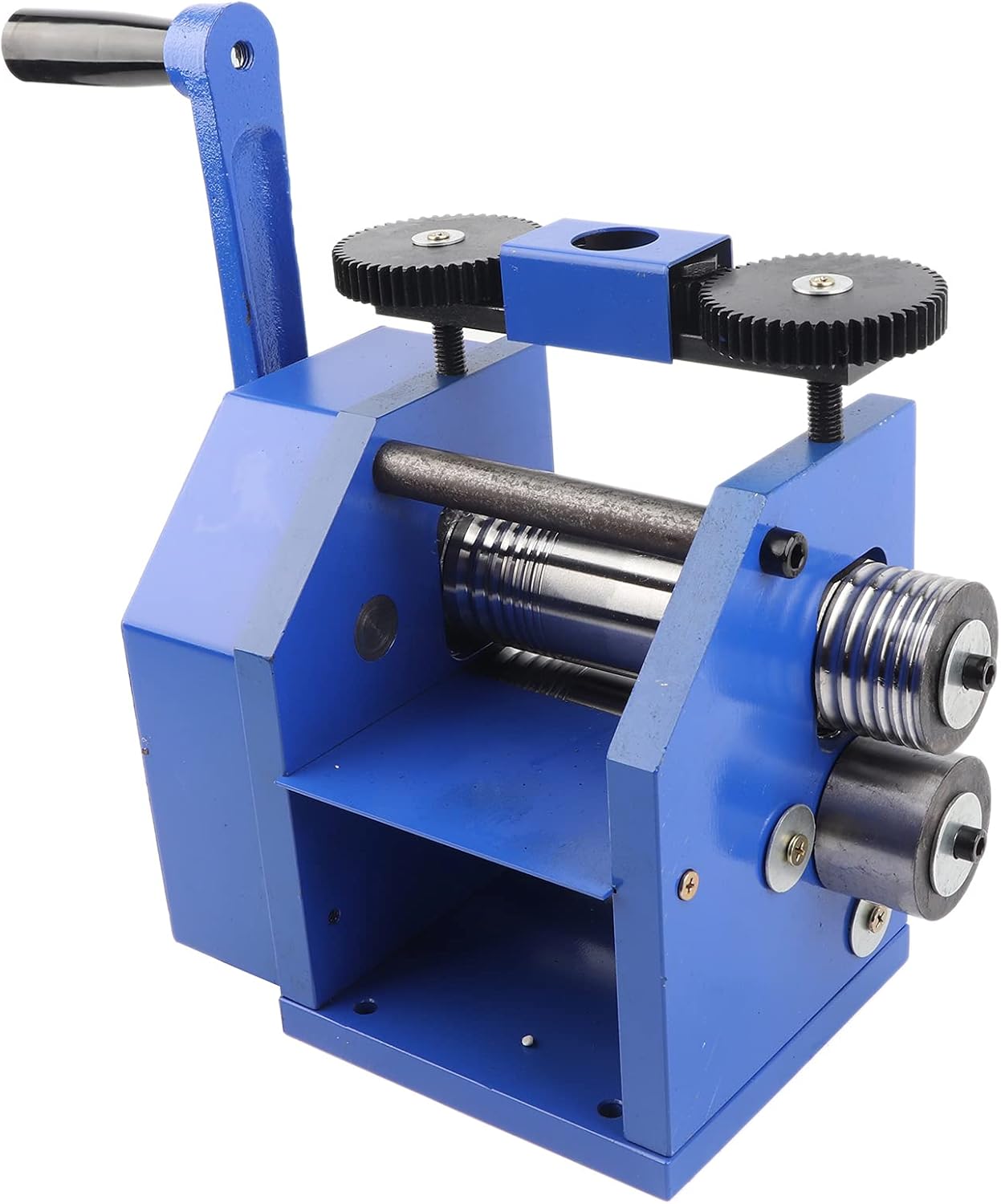 NSXAYIWE Jewelry Rolling Mill Machine, Manual Combination Rolling Mill for Jewelry, Iron Roller Rolling Mills for Jewelry Making