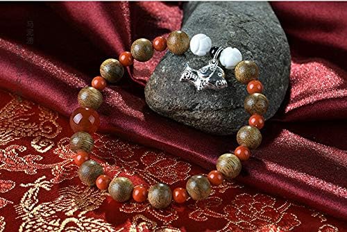 GLW Prayer Beads Malas Meditation Brunei Genuine Wild Agarwood Aloewood 7mm #4954