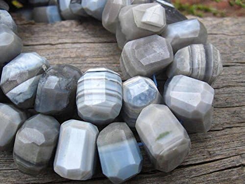 blue opal boulder beads nuggets full strand - 15mm x 5mm - 8 inch strand