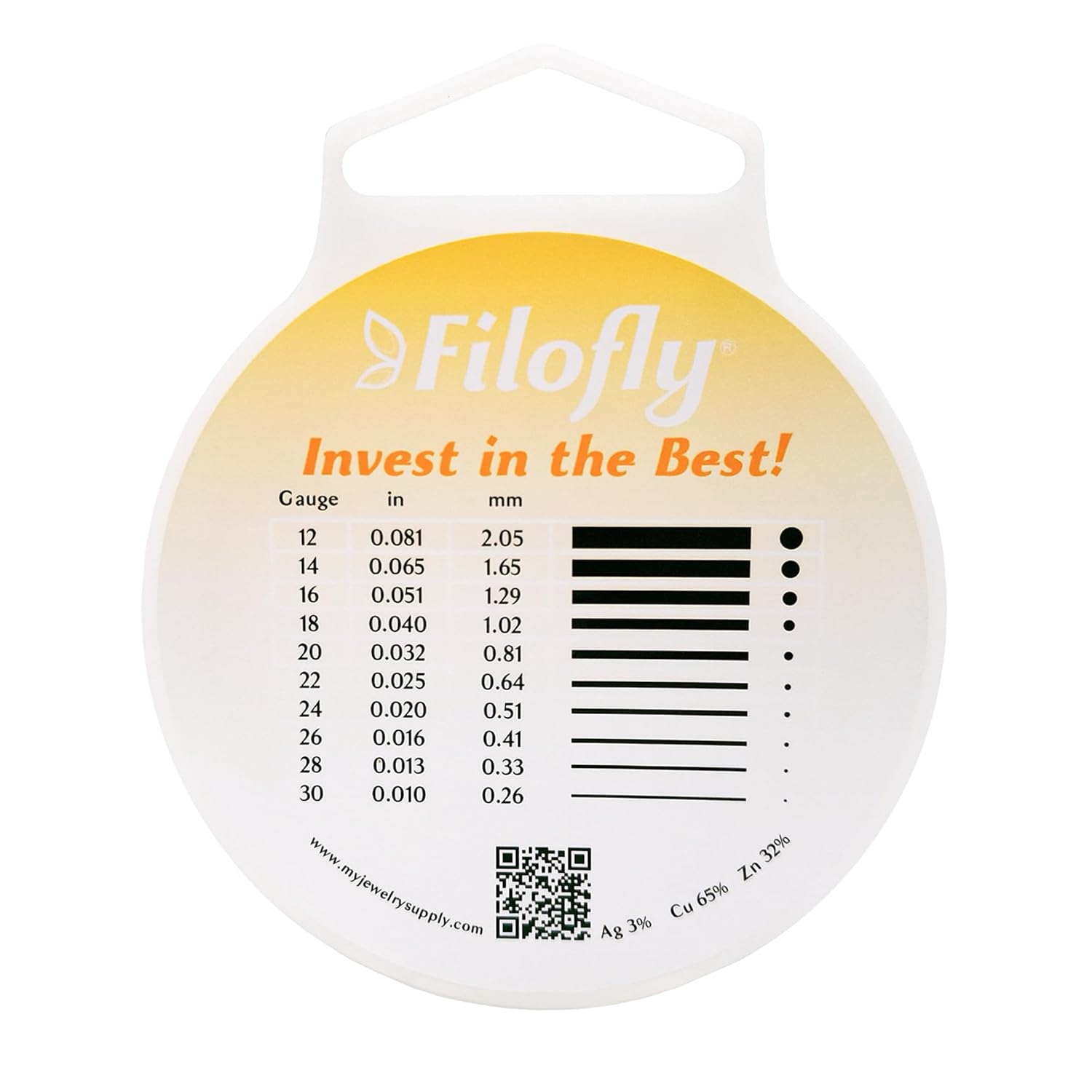 18 Gauge, 14/20 Yellow Gold-Filled Wire, Half Hard, Round, 1/2 Troy oz (6.5 FT)