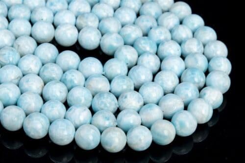 Full Strand 12MM Genuine Natural Aqua Blue Hemimorphite Beads Grade AAA Round Loose Beads Fast Free Supply