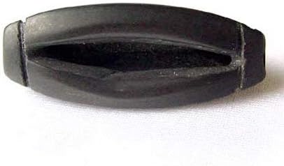 Stunning Carved Matte Onyx Centerpiece Bead Strand | 29x11 to 27x10mm| 14 Beads|