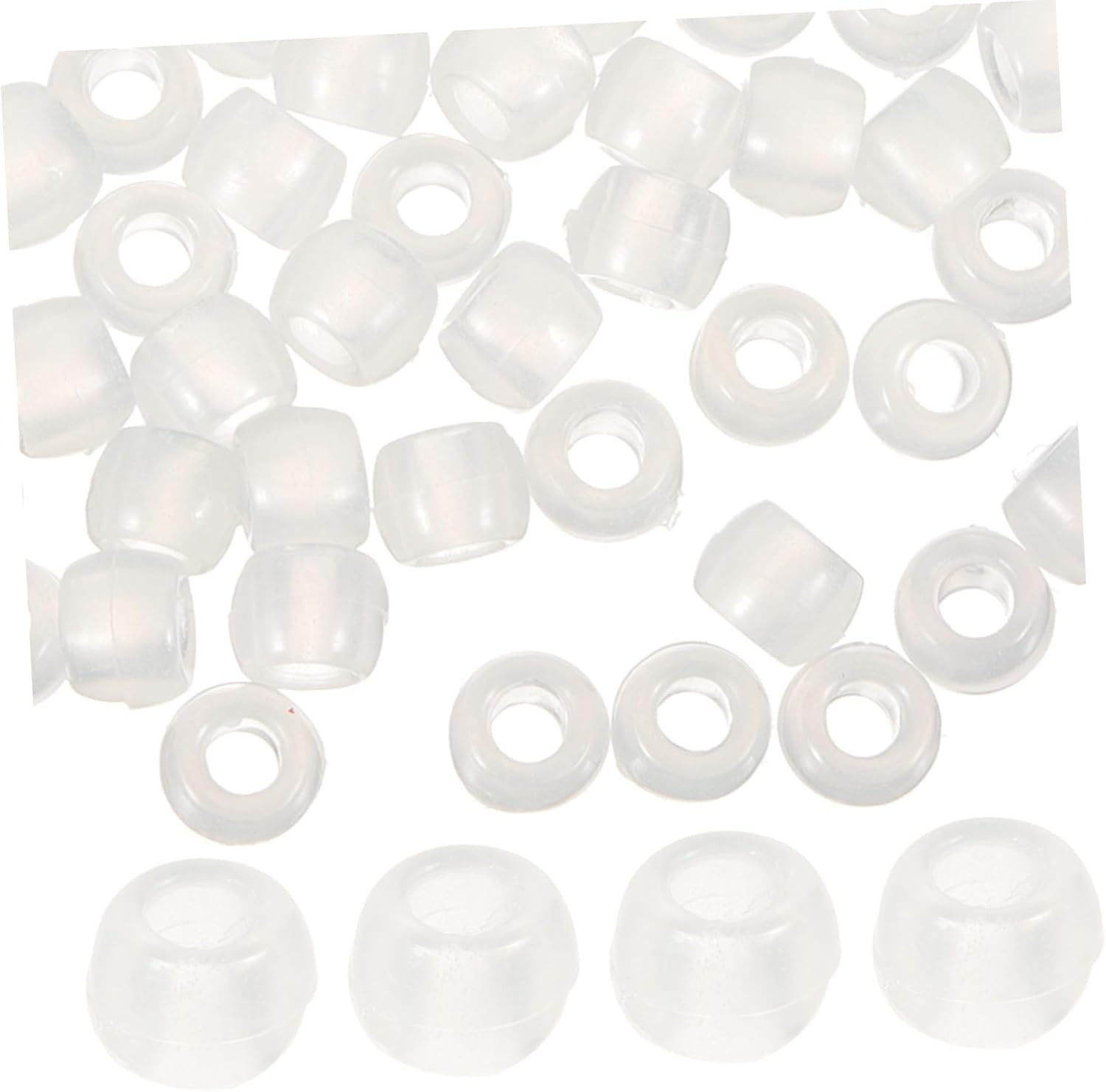 VILLCASE 10000pcs Changing Beads Uv Beads Kit Plastic Uv for Jewelry Making Magically Translucent Dark