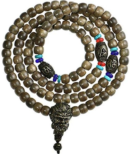 GLW Brunei Genuine Wild Agarwood Aloewood Malas Meditation Prayer Beads 7 Mm #4955