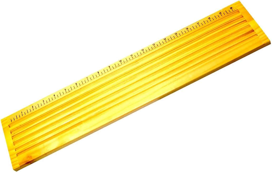 CRAFTWORKS Bead Board Wooden 22 x 4 x 1/2 inch Rectangle | Wooden Bead Design Board for Bracelets and Other Jewelry Design