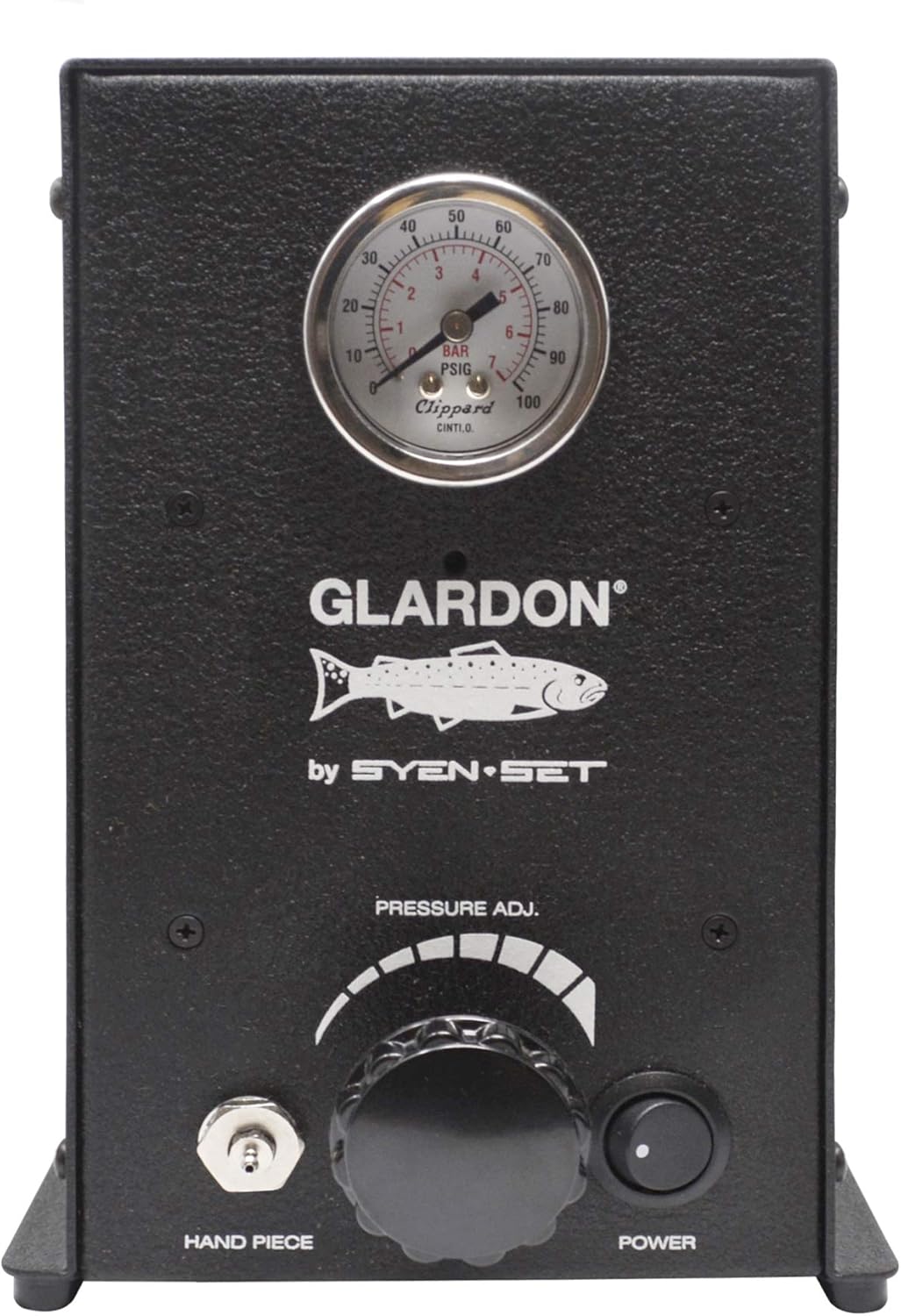 PMC Supplies LLC Glardon by Syen-Set Compact EnSet Pneumatic System Jewelry Making Engraving Hammering Milgrain Beading Stone Setting Machine