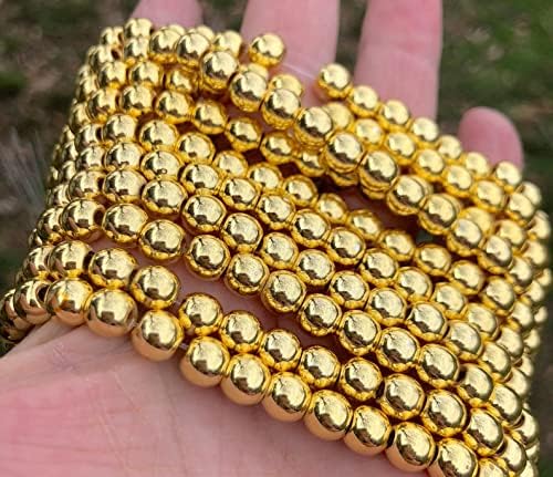 13 inch Strand of Natural gem Hematite, 6mm Round Smooth Beads for DIY Jewelry Making. | Beads_04614