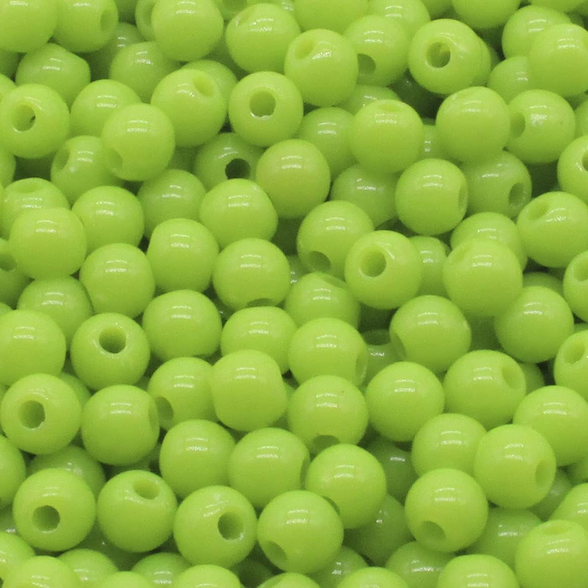 Black Round Spacer Beads for Jewelry Making - 4/6/8/10/12/14/16/18/20mm - DIY Jewelry Accessories - (Color: 2-Black/Size: 14mm-500Gr)