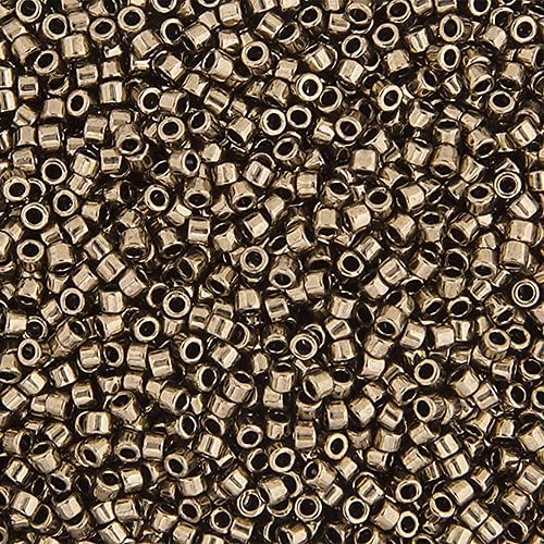 Miyuki Delica 11/0 - Bronze Metallic DB0022-250gms Bag of Japanese Glass Beads Bulk Bag of Japanese Glass Beads