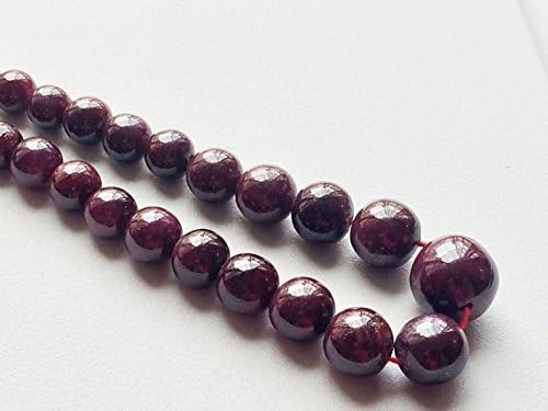 1 Strand Natural Original Ruby Round Balls, Ruby Necklace, 9mm to 14mm Plain Ruby Beads, 10 Inch