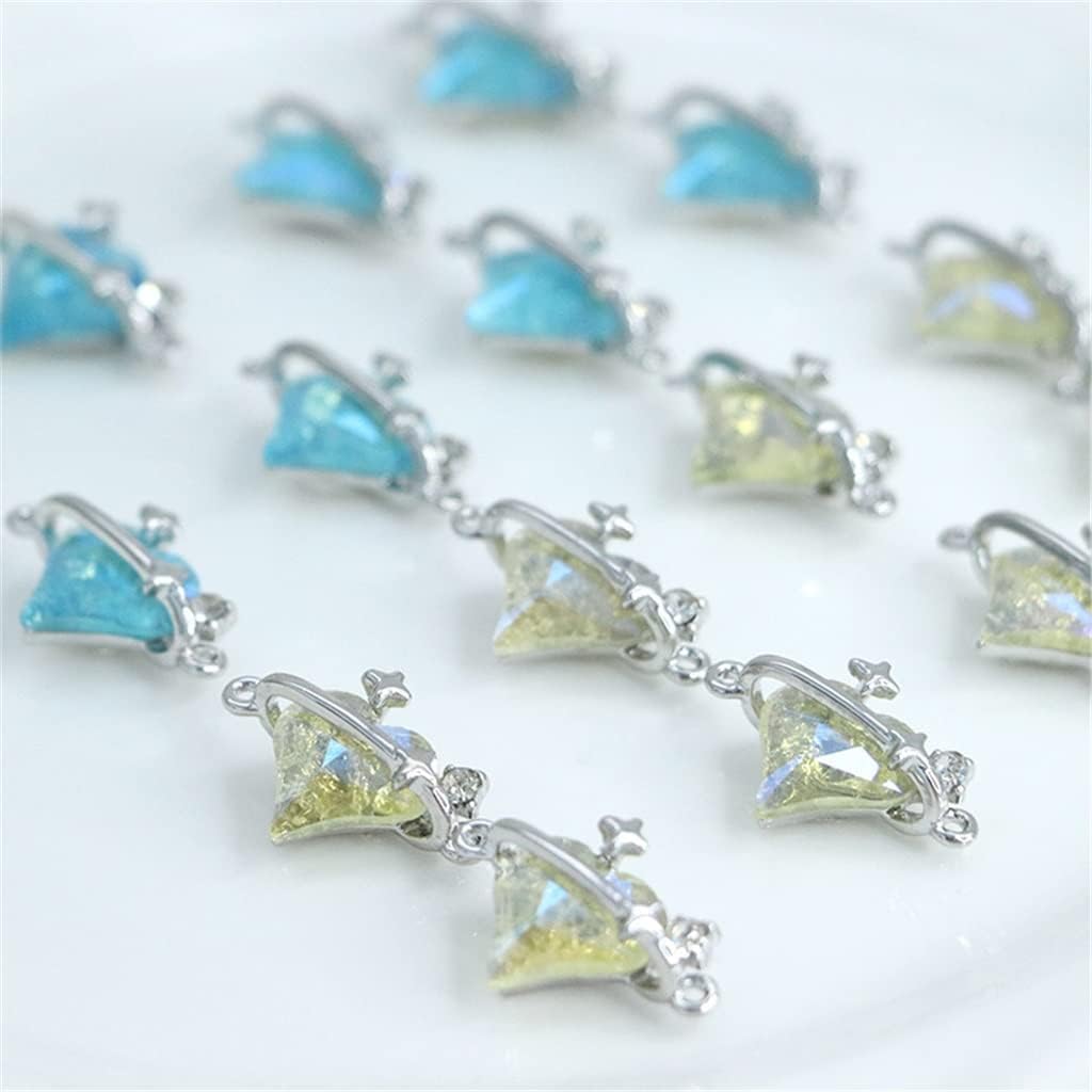 Soft and Cuddly Three-Dimensional Love Heart DIY Kit Cute and Compact Hair Clip Accessory Kit(E)