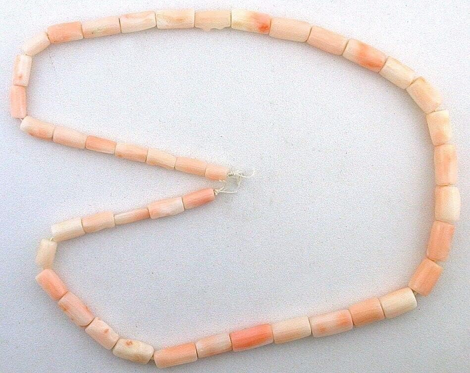 Branch Italian Angel Skin Coral Graduated 6mm - 10mm 15 Inch Bead Strand ICSC30