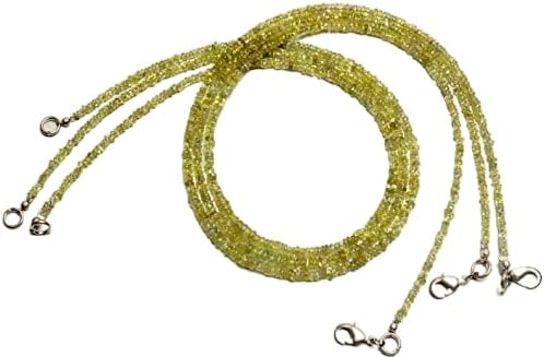 Hand_Crafted Natural Chrysoberyl Cat's Eye 2 to 4MM Smooth Rondelle Beads 22 Inch Full Beads YO-NECK-20701