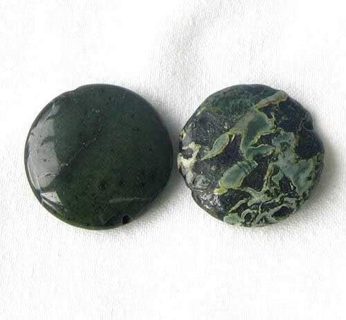 Tsunami Green Sediment Stone Pendant Bead Strand 108560 for Jewelry Making