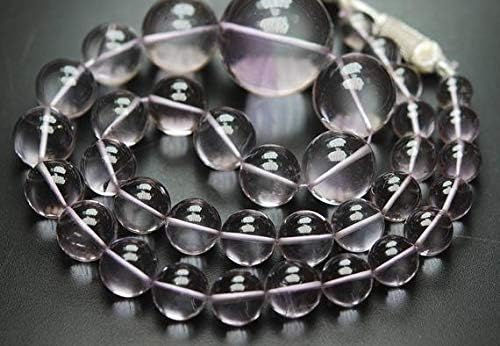 17 inch Strand Natural Pink Amethyst 10-27 mm Round Smooth Beads for Jewelry - 682 carats,17 inches Strand,Natural Pink Amethyst Smooth Round Balls Beads,10-27mm