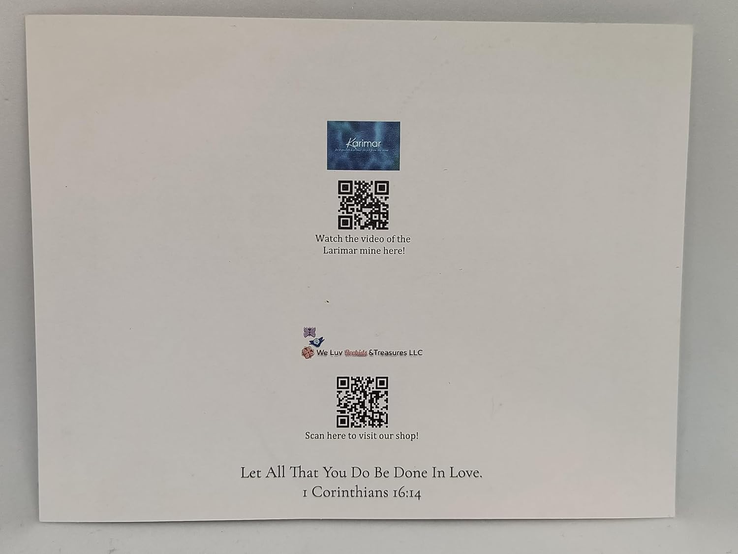 Natural Authentic Hand-Cut Larimar Gemstone set in .925 Sterling Silver Bail with a Faux Leather Chain. Half Moon Shape #2