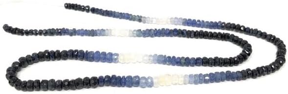 Sapphire Beads, Shaded Sapphire Beads, Gemstone Beads, Natural Gemstone Beads, Beading Supplies, Jewelry Making, Wholesale Beads, 16