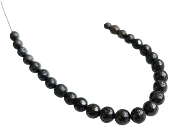 Natural Black Smooth Polished Round Diamond Bead, 2-3.5 mm Rare Diamond Ball Shape Bead for Necklace (6 Pcs To 12 Pcs) - APKJ2