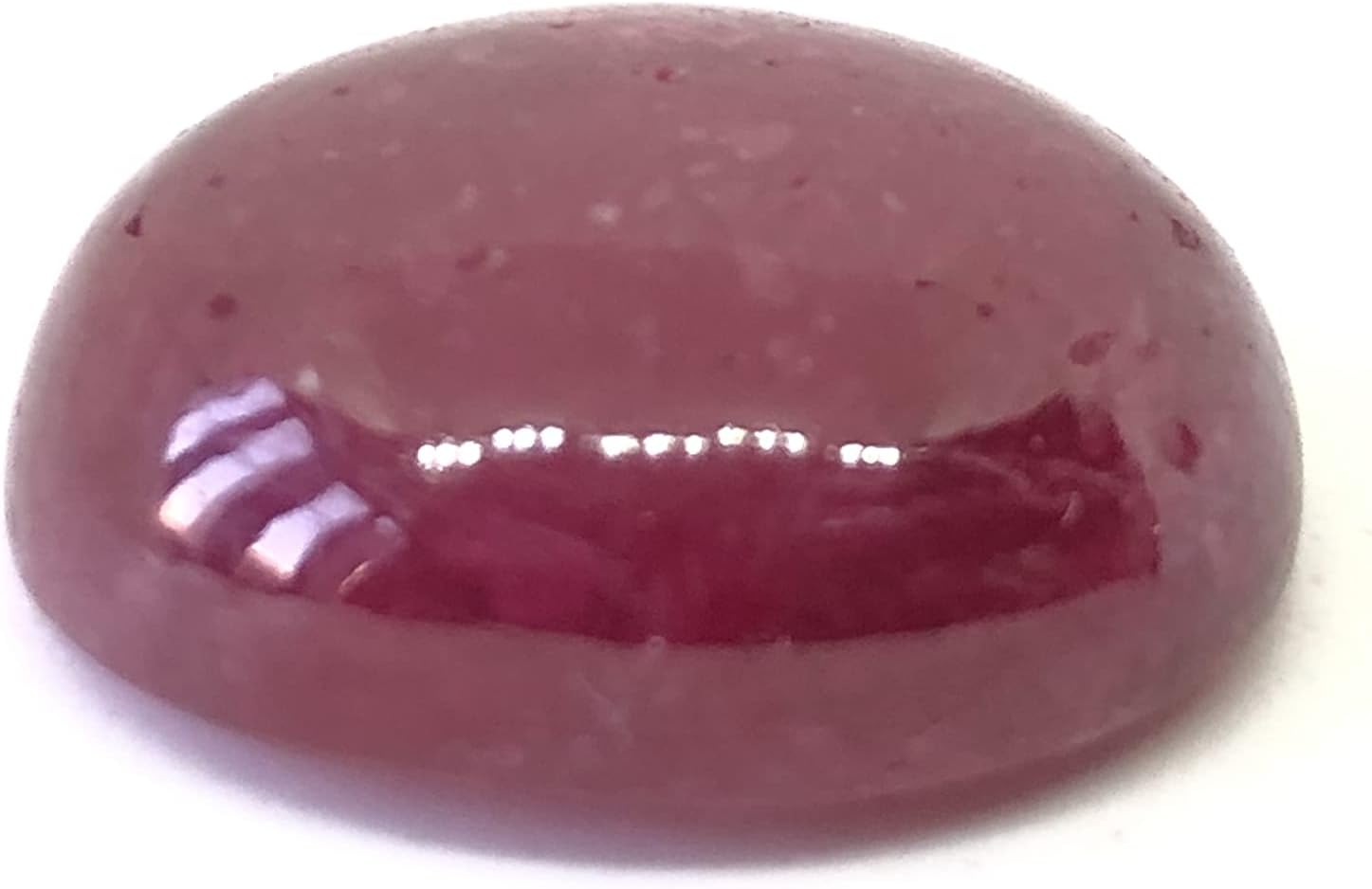 34.25 Ct Deep Red Ruby Oval Shape Cabochon Size 21x19 mm Unique Quality Valuable Loose Gemstone Best for Making Pendant/Ring Jewelry