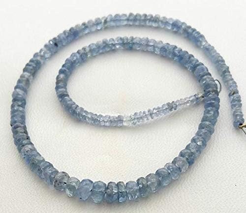Natural Blue Sapphire Faceted Beads, Very Good AAA+++ Quality,Rare Blue Sapphire, 2 mm - 5 mm,12 Inch Long Strand [E1441],Unique Blue Sapphire Code-HIGH-33081