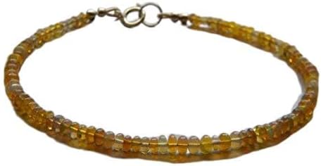 JEWELZ opal bracelet, genuine ethiopian opal rondelles, fiery opal gemstones, stack bracelet 2.5-3.5mm
