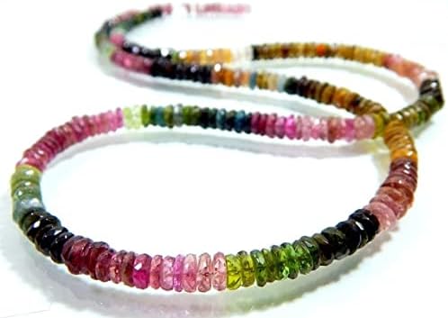 BEADS GEMSTONE 1 Strand Natural Aquamarine Smooth Beads Rondelle Shape 10x4.mm Approx 18 inch Code-HIGH-20020