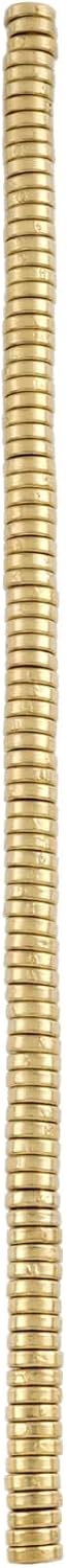 12 Pack: Gold Large Hole Metal Disc Spacer Beads by Bead Landing