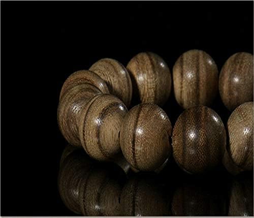 GLW Indonesia 15.7mm Mala Meditation Japa Wild Agarwood Aloewood Prayer beads #4792