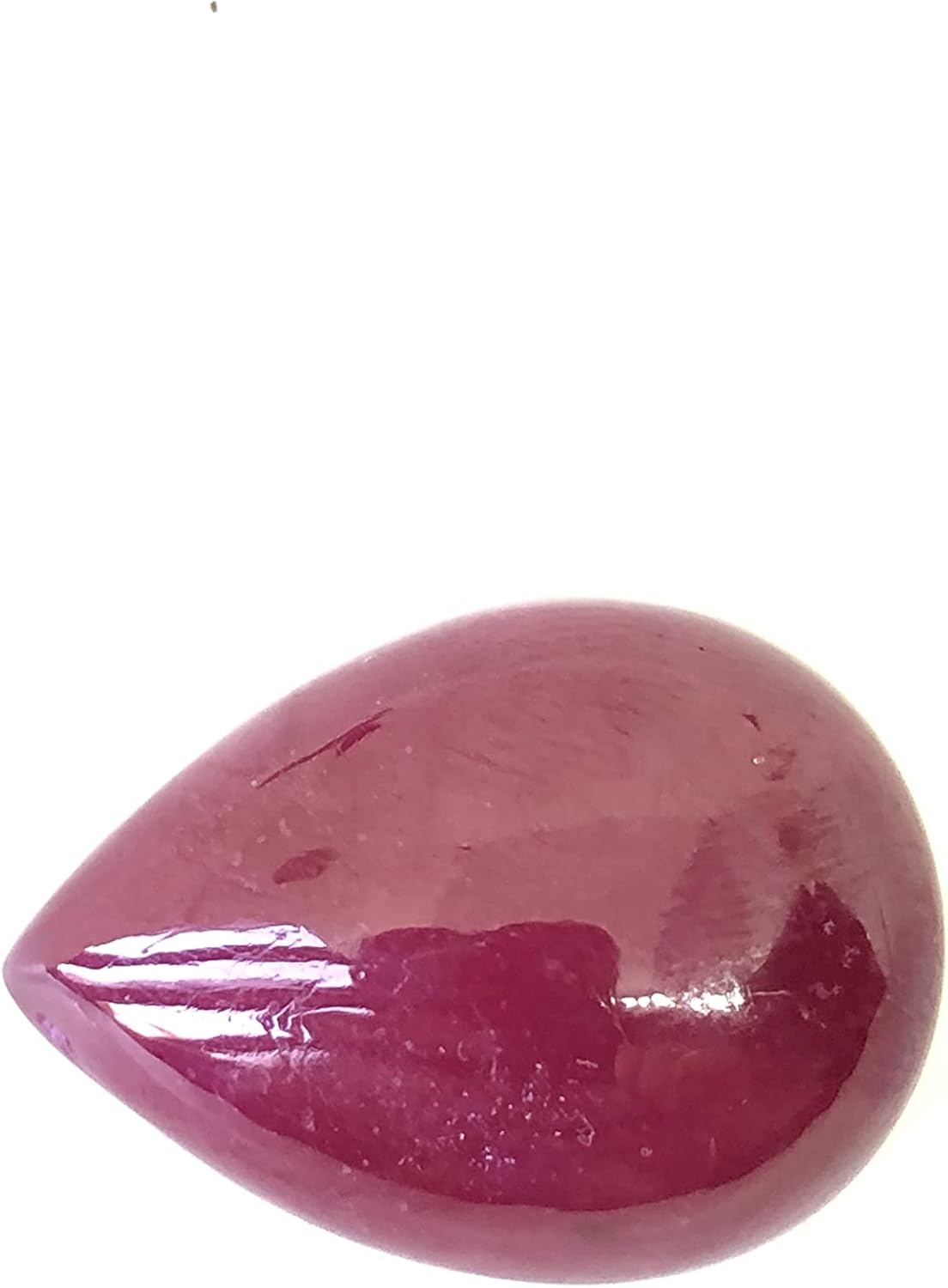 25.45 Ct Deep Red Ruby Pear Shape Cabochon Size 20x15 mm Attractive Good Quality Most Popular Loose Gemstone Best For Making Pendant, Ring Jewelry