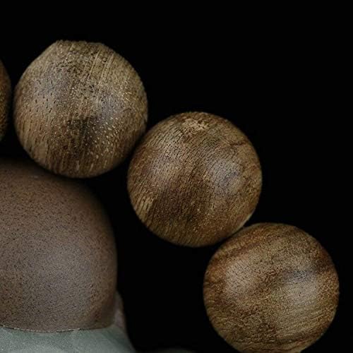 GLW kalimantan Genuine Natural Wild Agarwood Aloewood Malas Prayer beads 15 mm #4924