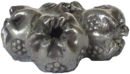 Full Funk Ethnic Thai Karen 97% Silver Content Beads - Crump Delica 7x5mm - 4pcs