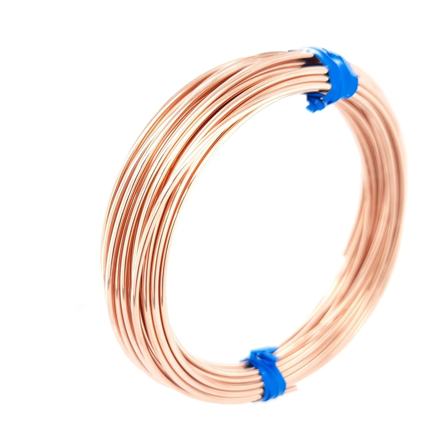 20 Gauge, 14/20 Rose Gold Filled Wire (Round) Dead Soft 14K Pink Gold Filled Wire Made in USA - 1 Ounce (19FT) by CRAFT WIRE