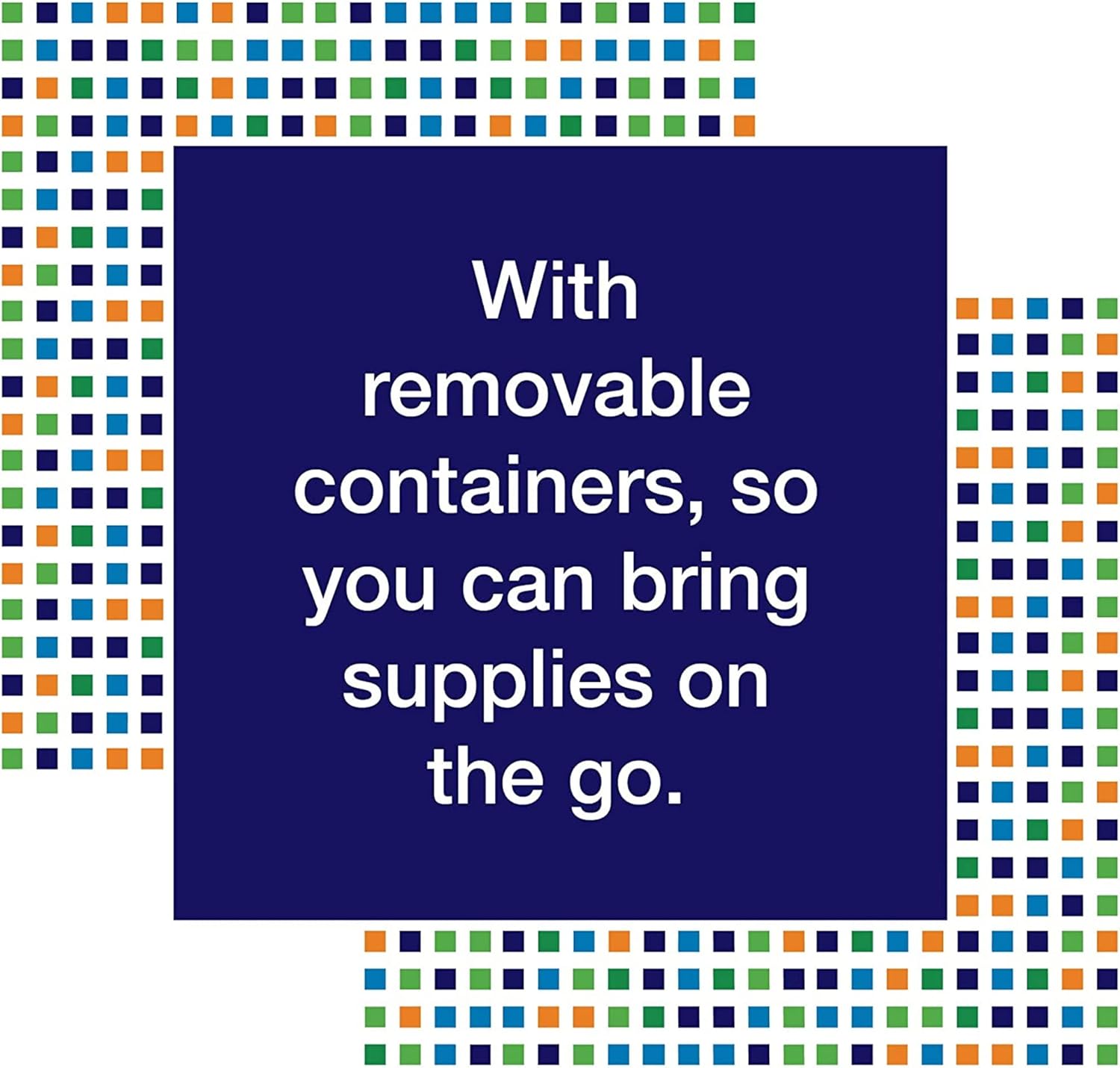 Bead Storage Solutions Elizabeth Ward Plastic Tray and Bead Organizer, 78 Containers of Various Sizes, Tray, and Lid for Beads, 8 Pack, Clear