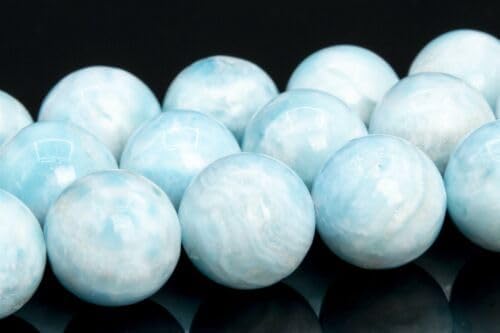 Half Strand 12MM Genuine Natural Aqua Blue Hemimorphite Beads Grade AAA Round Loose Beads Fast Free Supply
