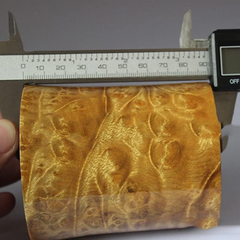 Mascot Wooden Crafts Wood Carving Art Wood Decoration Artwork 金丝楠水波纹笔筒 文房四宝木笔筒楠木礼品 黄金樟大叶楠(随机发)