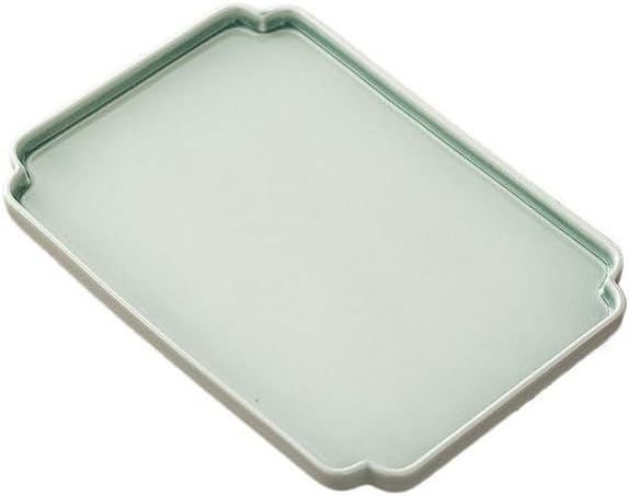 Tray Decor Ceramic Tea Tray Household Single-Layer Dry Tea Tray Small Tea Table Tea Tray Modern Simple Tea Tray Food Tray