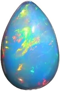 13.9x9x4.3mm Ethiopian Opal Cabochon AAA Quality Ethiopian Opal Pear Cabochon Ethiopian Opal Cabochon Natural welo opal multi fire opal loose Gemstone For Jewelry Making