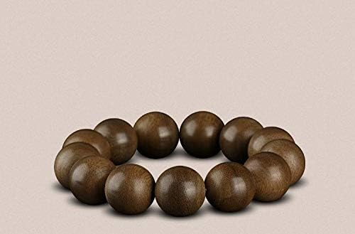 GLW Tarakan Genuine Natural Wild Agarwood Aloewood Malas Prayer Beads 17mm #4939