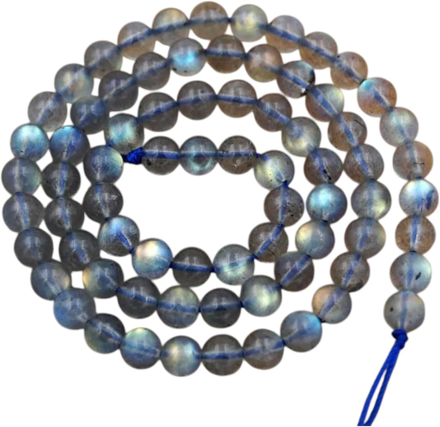 Natural Labradorite Round Beads 15.5
