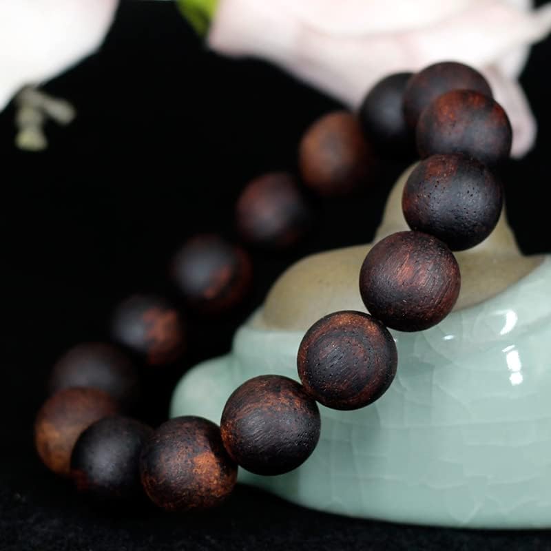 缅甸小叶降真香满油媲美奇楠沉香檀香手链高密麻丝香手串(A+【降真香】1.5 * 15颗)