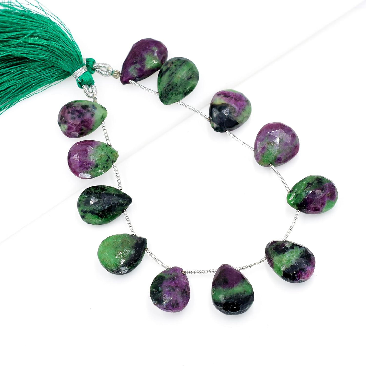 Natural Stone Ruby Beads Loose Gemstone Faceted Brilliant Cut Pear Shape Beads Strand Supply Wholesale Bead 15x19.5 to 16.5x21mm 11 Pieces