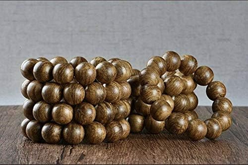 GLW Kalimantan Buddhis Prayer Beads Genuine Natural Wild Agarwood Aloewood 16mm#4676