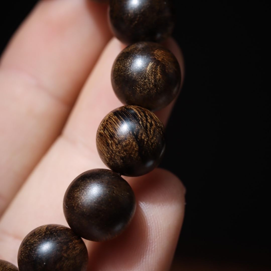 Vietnam Nha Trang White Agarwood Burl Old Material Sinking Grade 12mm*17 Pieces Impressive Jade-like Full Grain