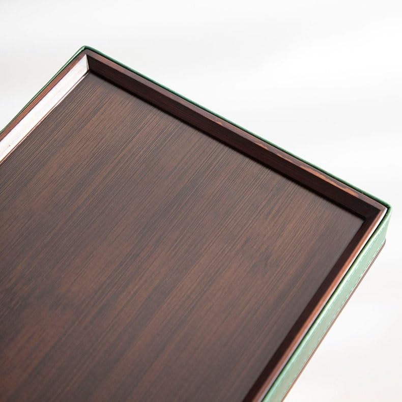 Tray Leather Tray Rectangular Teacup Tea Tray Afternoon Tea Coffee Jewelry Aromatherapy Storage Tray Hotel Entrance Tray Serving Trays(E)