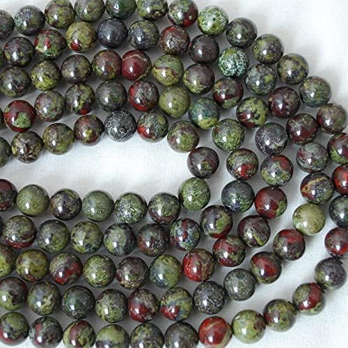 13 inch Strand of Natural gem Dragons, 10mm Round Smooth Beads for DIY Jewelry Making. | Beads_03647