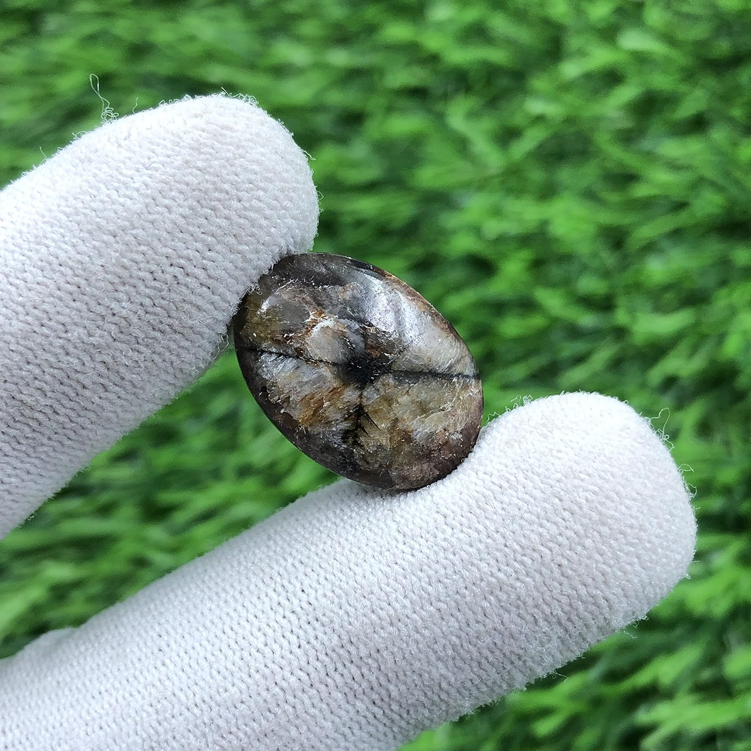 Natural CHIASTOLITE Gemstone Loose Cabochon Lot For Jewelry Making, Loose Gemstone For Ring, Earring & Pendant Necklace, Jewelry Making Cabochons, Healing Gemstones