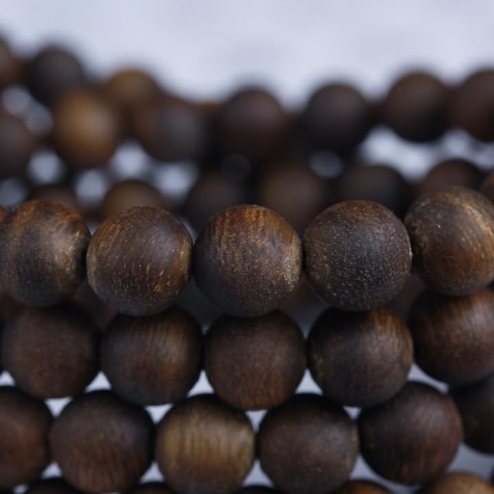 Vietnam Nha Trang White Agarwood Full Oil Soft Silk Old Wood Multiple Sizes Prayer Beads Bracelet Sinkable Grade (10mm*108 Beads)